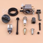 Collecteur de chane de carburateur, bouchon de filtre  huile, kit de tuyau adapt  husqvarna 372 371 ...