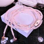 Collier ecouteurs lgants couleur vive contrle du volume cordon sans enchevtrement effet visuel poustoufla ...