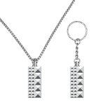 Collier enregistreur vocal smart keychain portable mini pendentif, 32 go