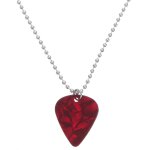 Collier guitare mdiator en acier inoxydable basse pick collier guitare pick pendentif chane