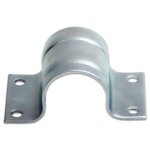 Collier de mt en acier galvanis 60 mm megasat - fixation poutre antenne tv tnt