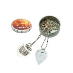 Collier de slection de guitare electrique pendentif en acier inoxydable pour accessoires de guitare