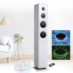 Colonne de son 100w innovaley hp33 - cd - white lecteur cd, bluetooth, fm et usb, 100w + télécommande, ... Colonne de son 100w innovaley hp33 - cd - white lecteur cd, bluetooth, fm et usb, 100w + télécommande, ...