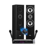 Colonnes son hifi pack karaoke evidence acoustics star5, 1000w pmpo, ampli stro 2x50w, usb bluetooth, ...