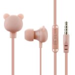 Color mignon dessin anim couteur 3. 5mm dans l'oreille filaire casque avec micro pour samsung pour ...