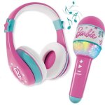 Combo casque et microphone - lisciani - bluetooth avec haut - parleur barbie