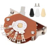 Commutateur de guitare electrique 5 voies de r�glage de tonalit� pour accessoires en m�tal d'instrument ...
