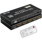 Commutateur hdmi 4 en 1 sortie 4k @ 60 hz, hdmi vers hdmi extenseur de port hdmi avec télécommande pour ... Commutateur hdmi 4 en 1 sortie 4k @ 60 hz, hdmi vers hdmi extenseur de port hdmi avec télécommande pour ...