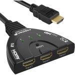 Commutateur hdmi automatiques 4k, 3 entrées 1 sortie hdmi switch - uhd hdr 3d 1080p hdcp, splitter switcher ... Commutateur hdmi automatiques 4k, 3 entrées 1 sortie hdmi switch - uhd hdr 3d 1080p hdcp, splitter switcher ...