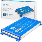 Commutateur multiple pmse 5 / 8 1x sat jusqu'a 8 récepteurs / récepteur pour tv full hdtv 3d 4k uhd avec ...