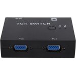 Commutateur vga 2 ports, commutateur manuel vga 2 en 1 avec câbles usb, boîtier de commutation vga 2 ... Commutateur vga 2 ports, commutateur manuel vga 2 en 1 avec câbles usb, boîtier de commutation vga 2 ...