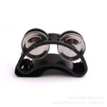 Compagnon de tambour elliptique pour enfants, main, pied, jingle, tambour, dos, tambourin, instruments ...