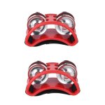 Compagnon de tambour elliptique pour enfants, pied a main, tambour jingle, dos de tambourin musical, ...