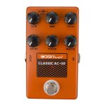 Compresseur a pdale effet guitare portable, 1 pice, booster classique ac - 30, center ngatif, dc 9v, ...