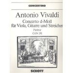 Concerto d - moll rv 540 / pv 266 / r� mineur f. 12 n 38 pour alto, guitare et cordes