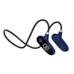 Conduction osseuse bluetooth 5. 2 casque affichage led tour de cou crochet d'oreille rduction du bruit ...