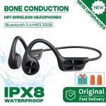 Conduction sans fil sauna tlphone bluetooth 5. 4 ipx8 etanche casque de natation 32 go lecteur mp3 ...