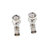 Connecteurs bnc à angle droit 50 ohm rf coaxial bnc mâle à femelle adaptateur 90 degrés pour câble hd ... Connecteurs bnc à angle droit 50 ohm rf coaxial bnc mâle à femelle adaptateur 90 degrés pour câble hd ...