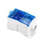 Connecteur de fil electrique universel ukk, bote de distribution sur rail din, une entre multiple, ...