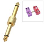 Connecteur de pédale d'effet guitare - adaptateur 6, 35 mm mâle a mâle, finition dorée Connecteur de pédale d'effet guitare - adaptateur 6, 35 mm mâle a mâle, finition dorée