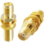 Connecteur sma femelle vers sma femelle adaptateur coaxial pour 4g antenne wifi antenne gps appareils ...