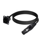 Connecteur xlr mâle de type d vers xlr femelle, câble de passage, convertisseur de passage xlr a 3 broches, ... Connecteur xlr mâle de type d vers xlr femelle, câble de passage, convertisseur de passage xlr a 3 broches, ...
