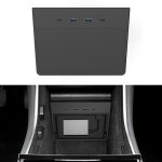 Console hub usb 5 - en - 1 pour tesla model 3 / y 2020 + , accessoire pour voiture, dashcam et mode sentry ...