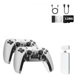 Console r�tro 4k hdmi m15 avec 2 manettes sans fil ¿ + 50 000 jeux int�gr�s - blanc