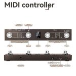 Contrôleur midi sans fil pro clavier page turner noir Contrôleur midi sans fil pro clavier page turner noir