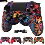 Contrleur pour ps4 ps3 playstation 4 3 pc contrle sans fil bluetooth mobile android tv manette de jeu ...