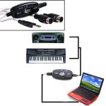 Convertisseur de cable midi usb pc vers adaptateur de clavier de musique Convertisseur de cable midi usb pc vers adaptateur de clavier de musique