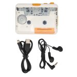 Convertisseur de cassette usb, plug and play, lecteur de musique mp3 portable avec couteurs pour ipod ...