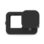 Coque en silicone pour gopro hero 9 hero9, accessoires noirs, couvercle de capuchon d'objectif, accessoires ... Coque en silicone pour gopro hero 9 hero9, accessoires noirs, couvercle de capuchon d'objectif, accessoires ...