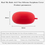 Coques en silicone souple pour �couteurs sans fil realme buds air2 neo, bo�tier de chargement, sacs avec ...