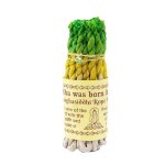 Corde a base de plantes faite a la main pour la mditation du temple, ficelle d'encens bouddha a la sauge ...