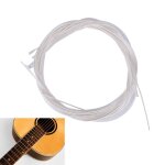 Cordes pour guitare acoustique classique, 6 pices, en nylon plaqu argent, super lger, pices de rechange, ...