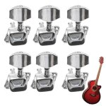 Cordes pour guitare acoustique mcaniques semi - fermes mcaniques mcaniques 6l chrome