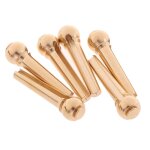 Cordes de guitare acoustique en m�tal, 6 pi�ces, clous, broches de pont, c�ne fixe