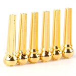 Cordes de guitare acoustique en métal clous, 6 pièces / lot, broches de pont en cuivre massif en laiton, ... Cordes de guitare acoustique en métal clous, 6 pièces / lot, broches de pont en cuivre massif en laiton, ...