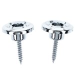 Corde de guitare basse chrome ronde, 2 pices / ensemble, retenue d'arbre, manche court