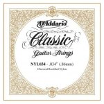 Corde au dtail guitare classique d'addario classics ny034 tirant 34