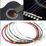 Cordes de guitare color�es arc - en - ciel e - a, 1 ensemble 4 / 5 / 6 pi�ces pour guitare acoustique ...