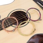 Cordes de guitare en m�tal classique 6 pi�ces / ensemble, fil d'acier, accessoire de guitare folk acoustique ...