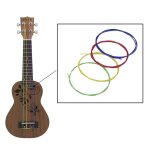 Cordes de ukulele color�es en nylon arc - en - ciel, pi�ce de rechange durable pour accessoires d'instruments ...