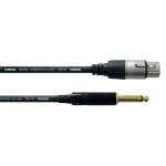 Cordial ccm 5 fp - c�ble microphone xlr / jack - 5 m�tres - connecteurs xlr femelle / jack 6. 35mm m�le ...