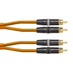 Cordial - ceon dj rca 0, 6 o - c�ble dj 2x rca vers 2x rca - 0, 60 m