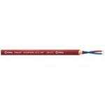 Cordial cmk222red100 - bobine de c�ble micro 2 x 0, 22 mm 100 m rouge