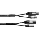 Cordial cph 1. 5 dmx15 pwr125 t1 - c�ble hybride dmx / powercon - xlr 5 pts - longueur 1, 5 m