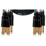 Cordial multipaire cml 8 - 0 pp 3 c - 3m - multipaire audio 8x jack 6. 35mm - s�rie intro - c�ble professionne ...