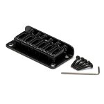 Cordier a chargement par le haut de pont rigide fixe en métal pour guitare electrique a 6 cordes Cordier a chargement par le haut de pont rigide fixe en métal pour guitare electrique a 6 cordes